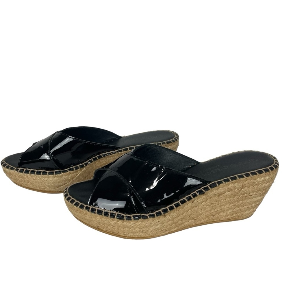 Andre Assous Black Sandals